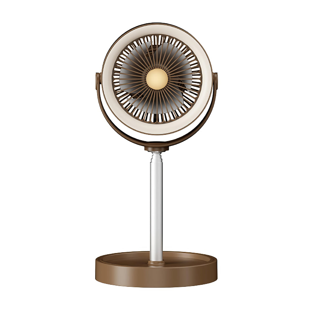 Portable Rechargeable 7.1" Stand Fan w/USB-C, Adjustable Height 15-32", 3 Speeds