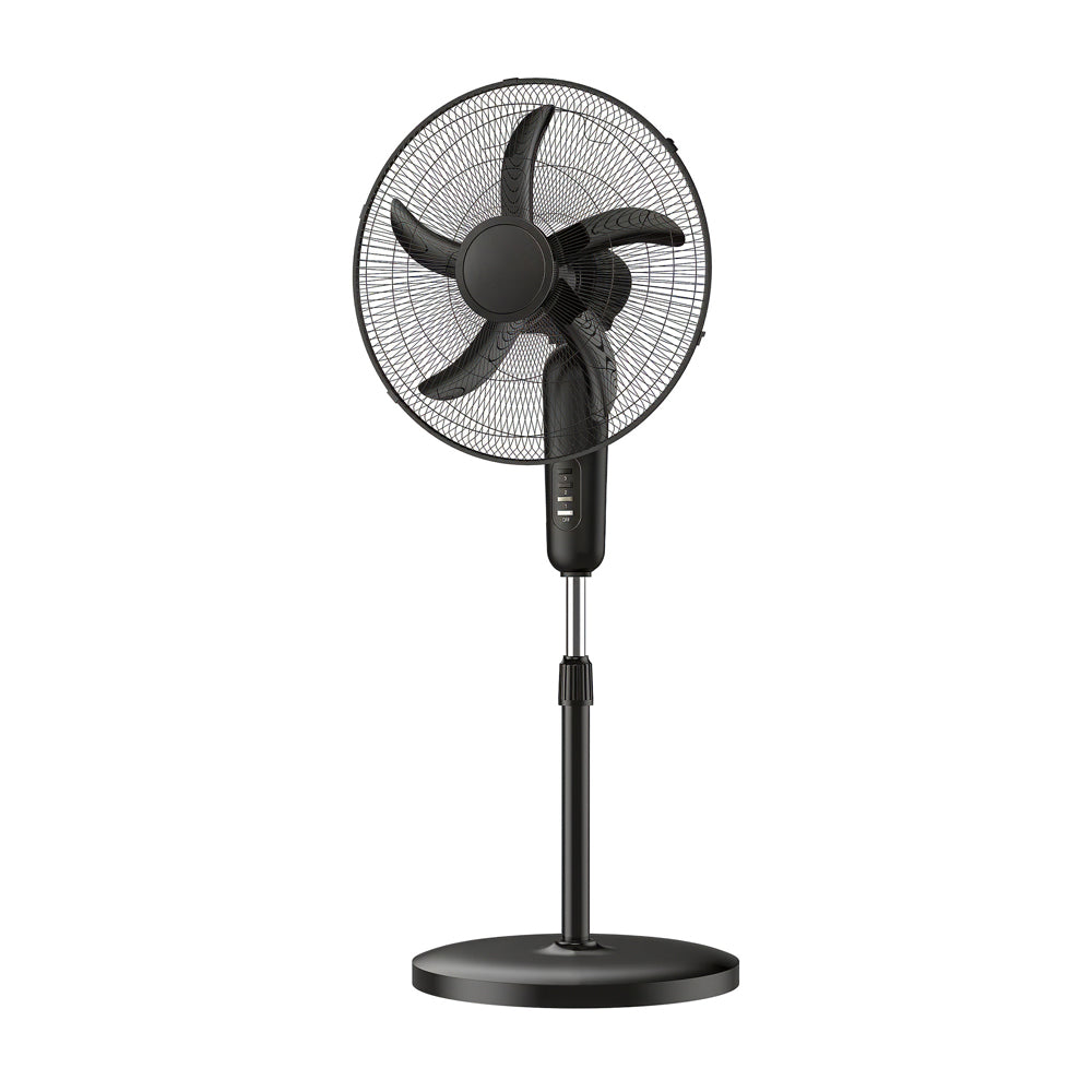 16" Copper Digital Stand Fan w/Remote, Timer, Adjustable Height, 3 Modes