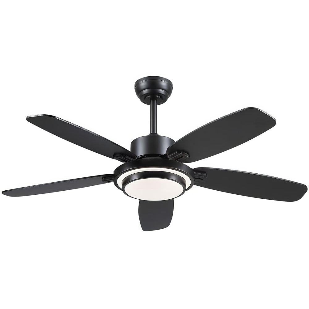 50" Smart Ceiling Fan w/Light, APP+Remote, Reversible DC Motor, Nickel