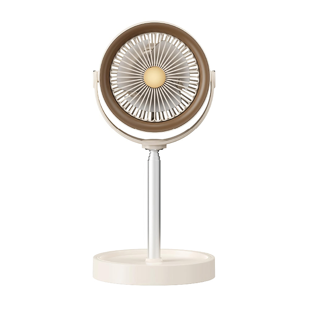 Portable Rechargeable 7.1" Stand Fan w/USB-C, Adjustable Height 15-32", 3 Speeds