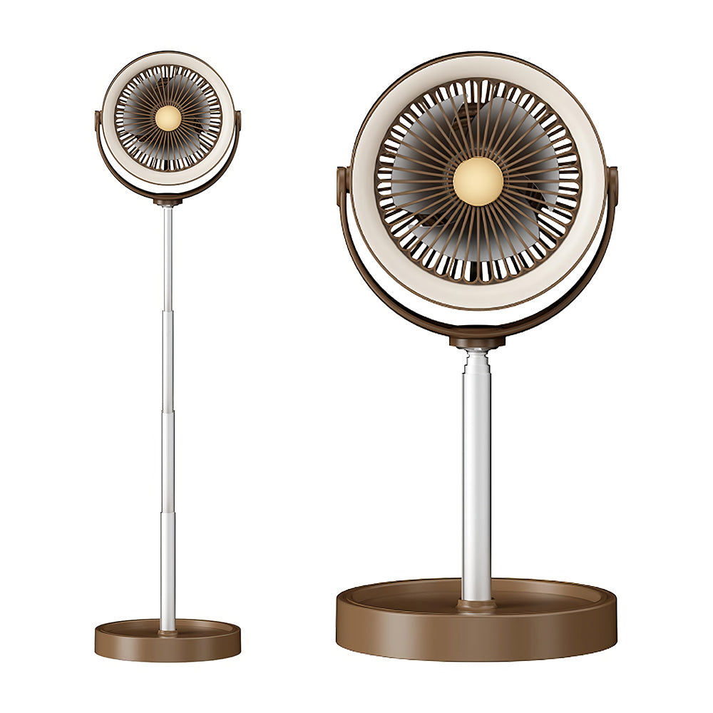 Portable Rechargeable 7.1" Stand Fan w/USB-C, Adjustable Height 15-32", 3 Speeds