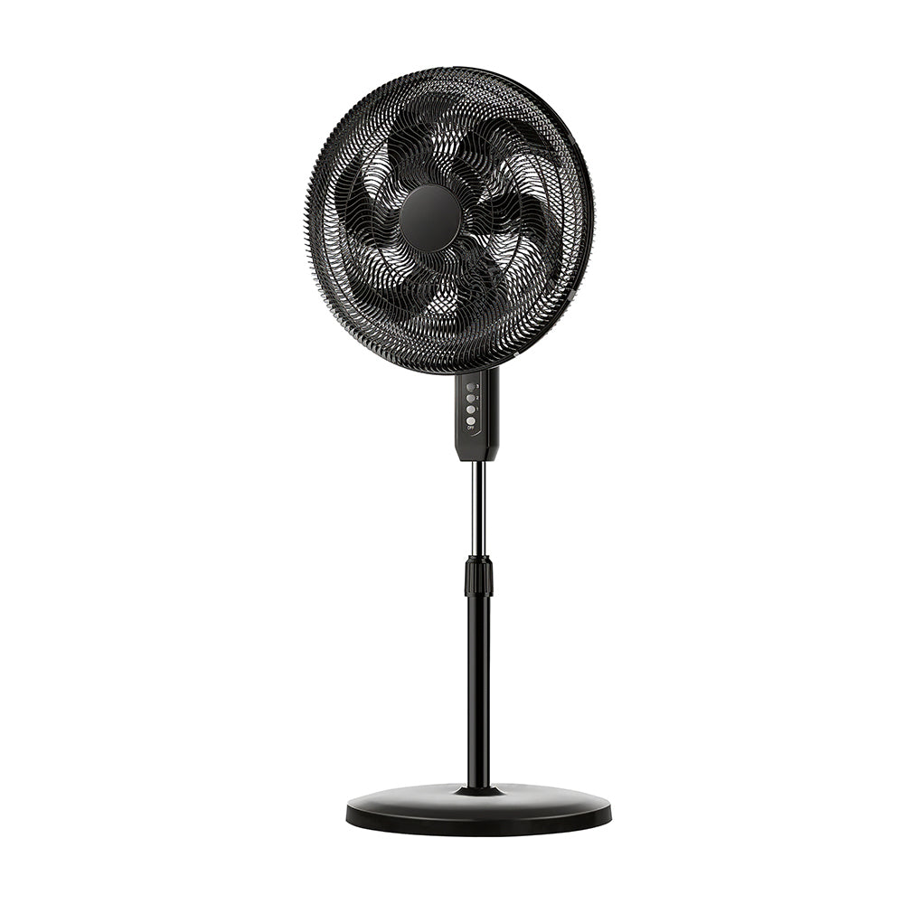 16" Copper Digital Stand Fan w/Remote, Timer, Adjustable Height, 3 Modes