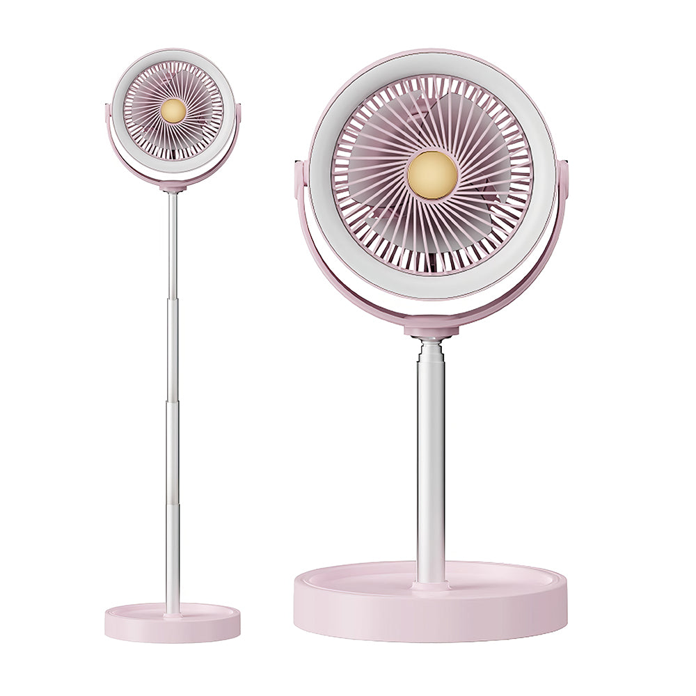 Portable Rechargeable 7.1" Stand Fan w/USB-C, Adjustable Height 15-32", 3 Speeds