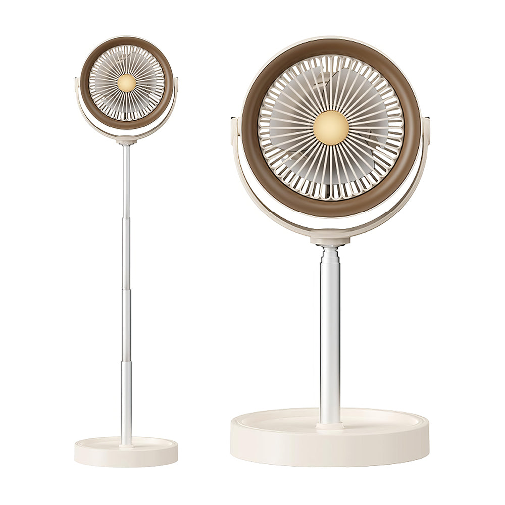 Portable Rechargeable 7.1" Stand Fan w/USB-C, Adjustable Height 15-32", 3 Speeds