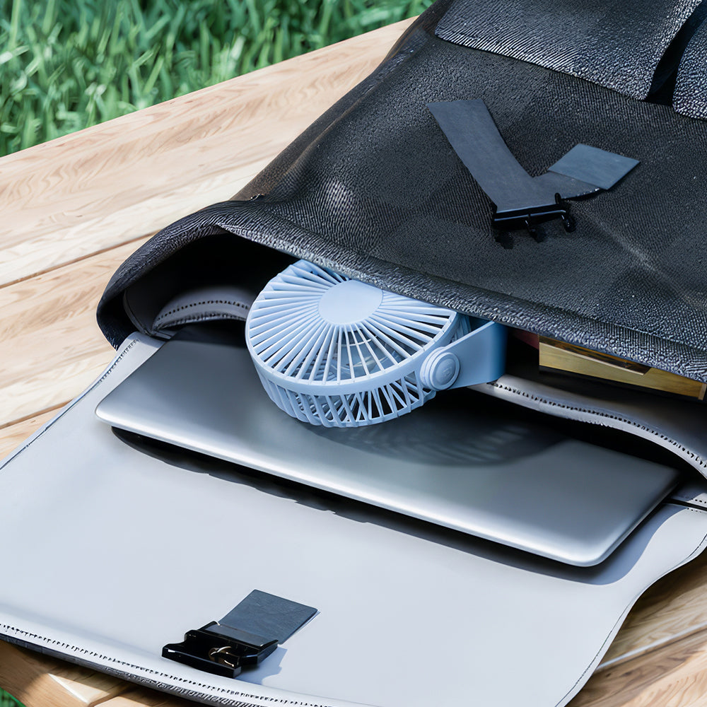 5.5" USB Desk Fan w/3 Speeds, 90° Tilt, Quiet Personal Fan for Office Travel Black