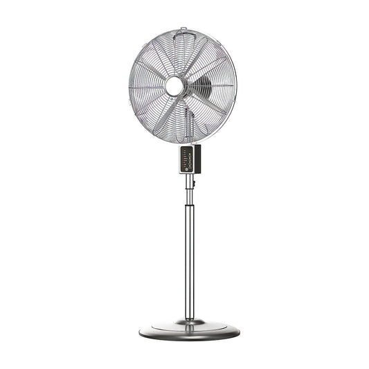 16" Copper Digital Stand Fan w/Remote, Timer, Adjustable Height, 3 Modes