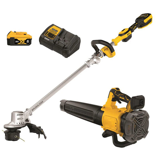 20V 14 in. Cordless Folding String Trimmer and Handheld Blower Combo Kit