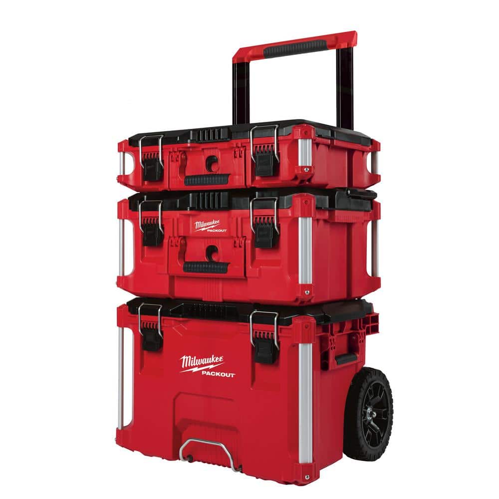 PACKOUT 22 in. Rolling Tool Box, 22 in. Large Tool Box and 22 in. Medium Tool Box 8426-8425-8424