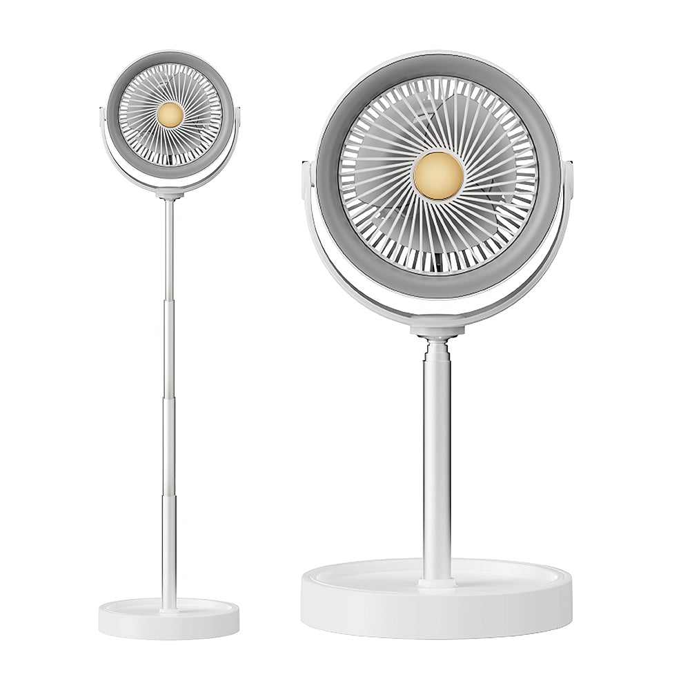 Portable Rechargeable 7.1" Stand Fan w/USB-C, Adjustable Height 15-32", 3 Speeds