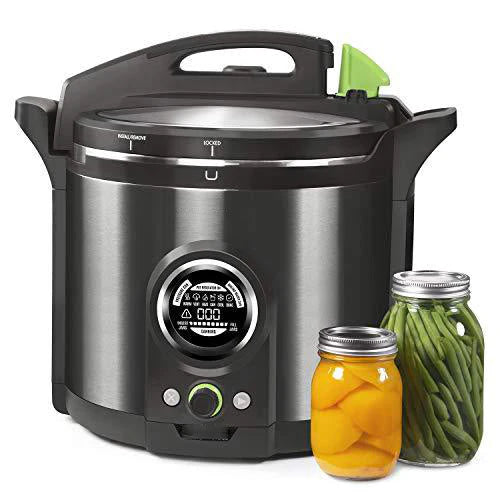 12Qt Digital Canner, Black Stainless